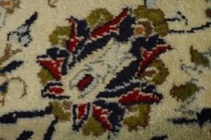 Vintage Beige Traditional 9'7'X13'5" Kashan Persian Rug