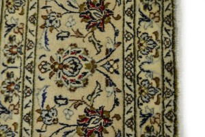 Vintage Beige Traditional 9'7'X13'5" Kashan Persian Rug
