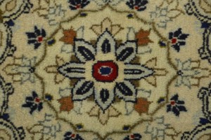 Vintage Beige Traditional 9'7'X13'5" Kashan Persian Rug