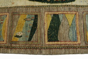 Multicolored Tribal 6X8 Gabbeh Persian Rug