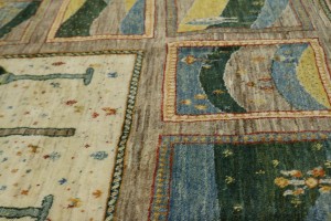 Multicolored Tribal 6X8 Gabbeh Persian Rug