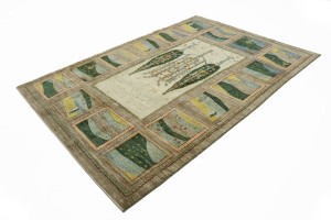 Multicolored Tribal 6X8 Gabbeh Persian Rug