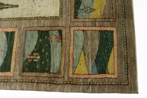 Multicolored Tribal 6X8 Gabbeh Persian Rug