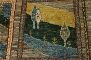 Multicolored Tribal 6X8 Gabbeh Persian Rug