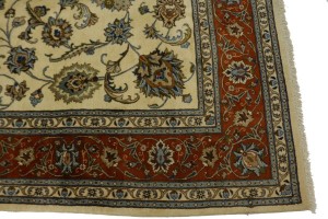 Vintage Beige Classic 10X13 Kashmar Persian Rug
