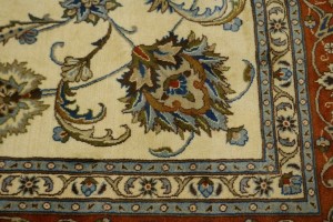 Vintage Beige Classic 10X13 Kashmar Persian Rug