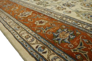 Vintage Beige Classic 10X13 Kashmar Persian Rug