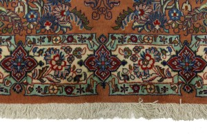Vintage Rusty Peach Traditional 4X7 Sarouk Persian Rug