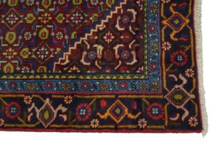 Vintage Red Traditional 4X7 Ardebil Bidjar Persian Rug