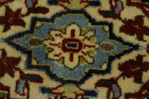 Vintage Red Traditional 4'8X6'5 Kashan Persian Rug