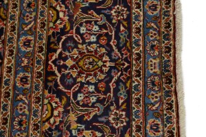Vintage Red Traditional 10X15 Kashan Persian Rug