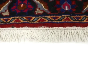 Red Semi Antique Red Tribal 4X10 Hamedan Persian Runner Rug