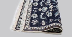 Navy Blue Classic 3X4'5 Nain Persian Rug