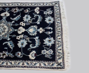 Navy Blue Classic 3X4'5 Nain Persian Rug