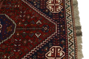 Red Tribal 3'5X5 Shiraz Persian Rug