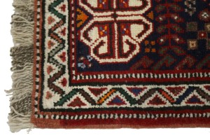Red Tribal 3'5X5 Shiraz Persian Rug