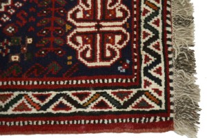 Red Tribal 3'5X5 Shiraz Persian Rug