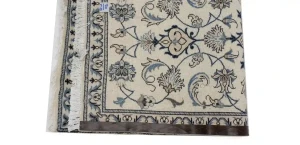 Cream Classic 2X5 Nain Persian Wool Rug