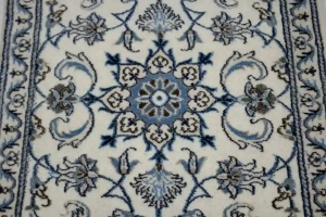 Cream Classic 2X5 Nain Persian Wool Rug