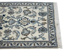 Cream Classic 2X5 Nain Persian Wool Rug