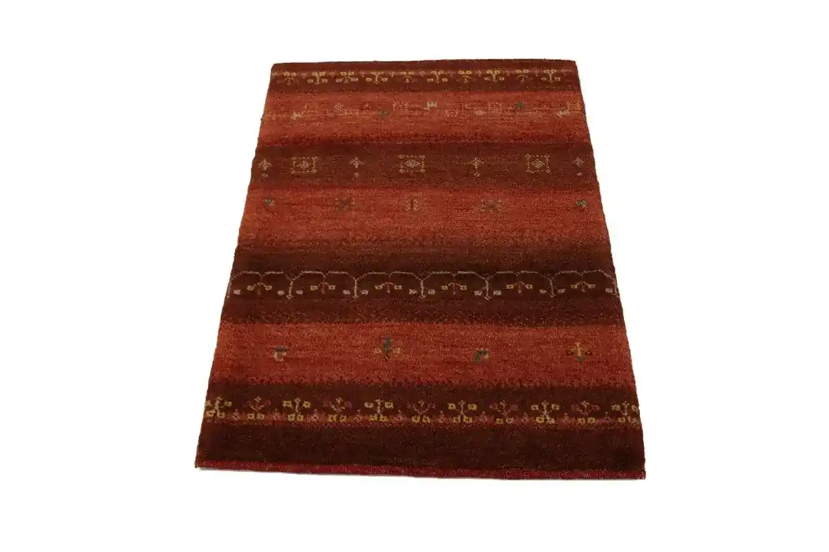 Red Tribal 3X4 Gabbeh Persian Rug
