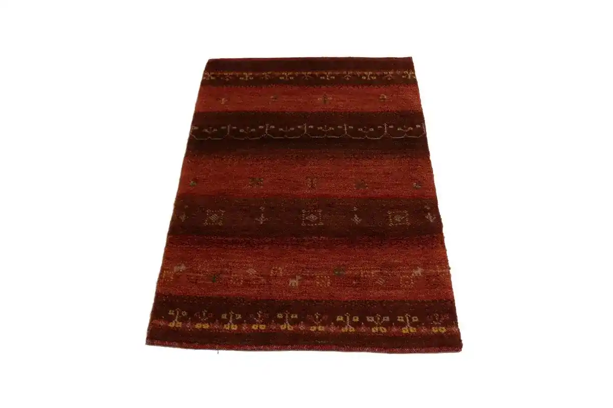 Red Tribal 3X4 Gabbeh Persian Rug