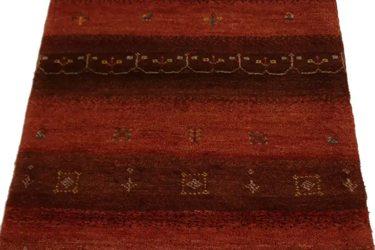 Red Tribal 3X4 Gabbeh Persian Rug