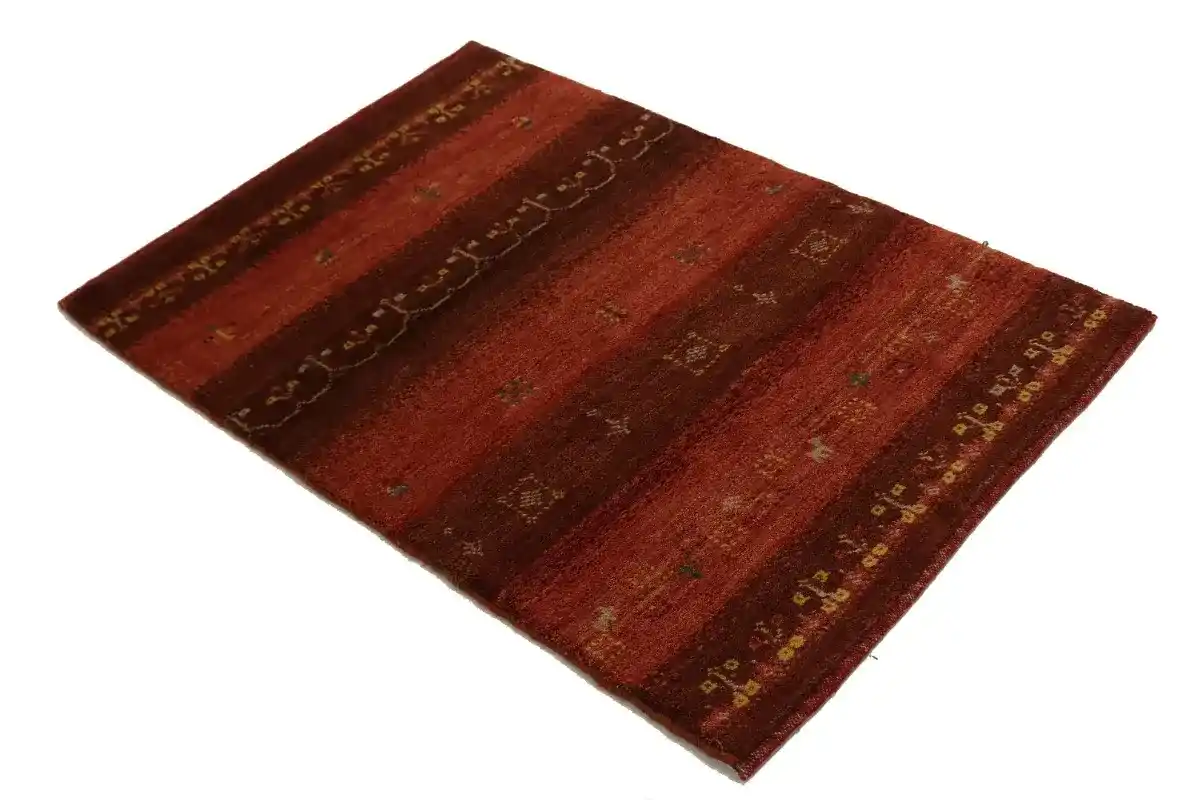 Red Tribal 3X4 Gabbeh Persian Rug
