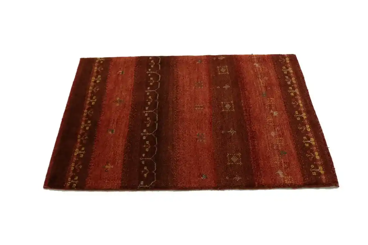 Red Tribal 3X4 Gabbeh Persian Rug