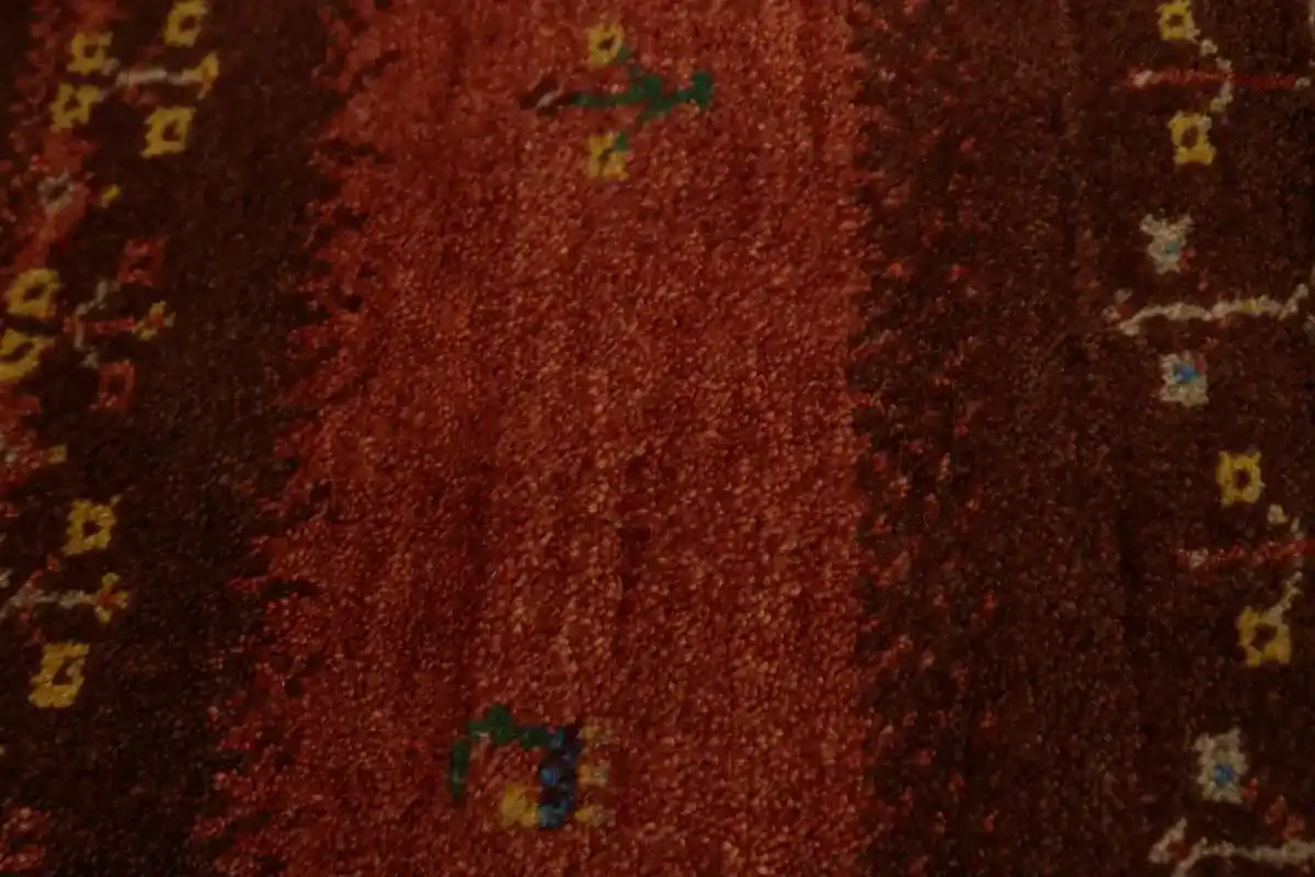 Red Tribal 3X4 Gabbeh Persian Rug