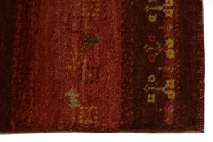 Red Tribal 3X4 Gabbeh Persian Rug