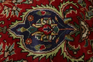 Vintage Red Traditional 10X13 Tabriz Persian Rug
