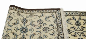 Cream Traditional 2'5X9'6 Nain Kashmar Persian Runner Rug