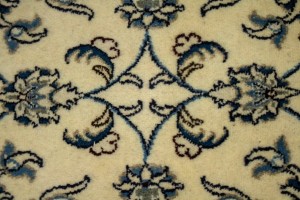 Cream Traditional 2'5X9'6 Nain Kashmar Persian Runner Rug