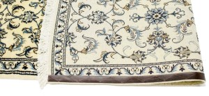 Cream Classic 3X10 Nain Kashmar Persian Runner Rug