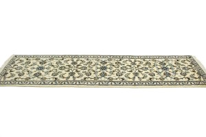 Cream Classic 3X10 Nain Kashmar Persian Runner Rug