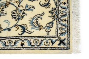 Cream Classic 3X10 Nain Kashmar Persian Runner Rug