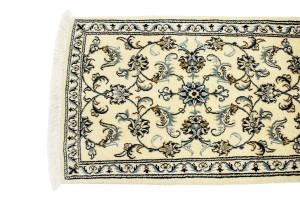Cream Classic 3X10 Nain Kashmar Persian Runner Rug