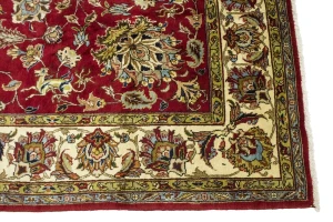 Vintage Red Traditional 8X12 Tabriz Persian Rug