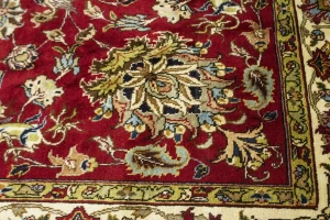 Vintage Red Traditional 8X12 Tabriz Persian Rug