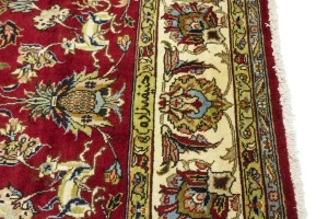 Vintage Red Traditional 8X12 Tabriz Persian Rug