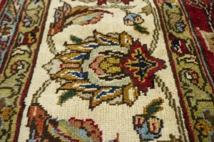 Vintage Red Traditional 8X12 Tabriz Persian Rug