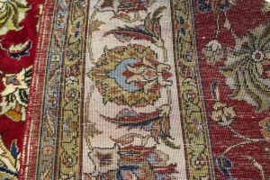 Vintage Red Traditional 8X12 Tabriz Persian Rug