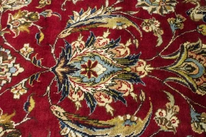 Vintage Red Traditional 8X12 Tabriz Persian Rug