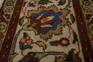 Vintage Red Traditional 9'5X15'4 Tabriz Persian Rug