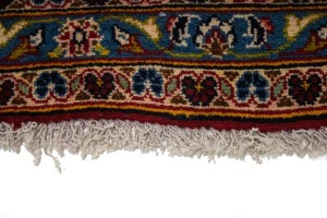 Vintage Red Traditional 10X13 Kashan Persian Rug