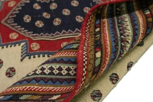 Cream Tribal 4X7 Sumak Persian Oriental Rug