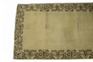 Antique Beige Classic 3X19 Tabriz Persian Runner Rug