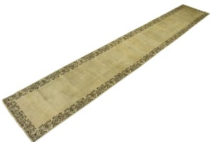 Antique Beige Classic 3X19 Tabriz Persian Runner Rug