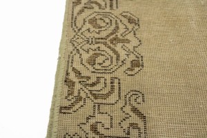 Antique Beige Classic 3X19 Tabriz Persian Runner Rug